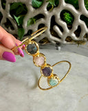 FOUR STONE CRYSTAL CUFF