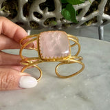 SQUARE PINK STATEMENT CUFF