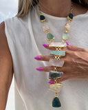 AURA GEMSTONE NECKLACE