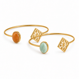 GEO STONE CUFF