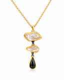 CRYSTAL & LABRADORITE ELGANT STATEMENT