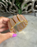 ROSE QUARTZ STATEMENT CUFF