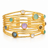 AURORA MILTI GEMSTONE CUFF