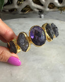 AMETHYST QUARTZ STATEMENT CUFF