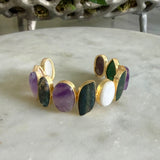 MULTISTONE IRREGULAR SHAPE STATEMENT CUFF