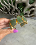 GREEN AVENTURINE STATEMENT CUFF