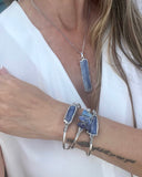 KYANITE CUFF SILVER