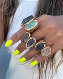 RAW TWO STONE RING