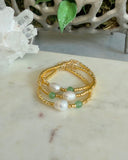 PEARL & AVENTURINE BRACELET