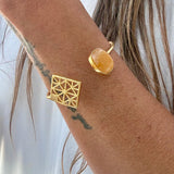 GEO STONE CUFF