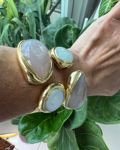 GEODE AGATE CUFF