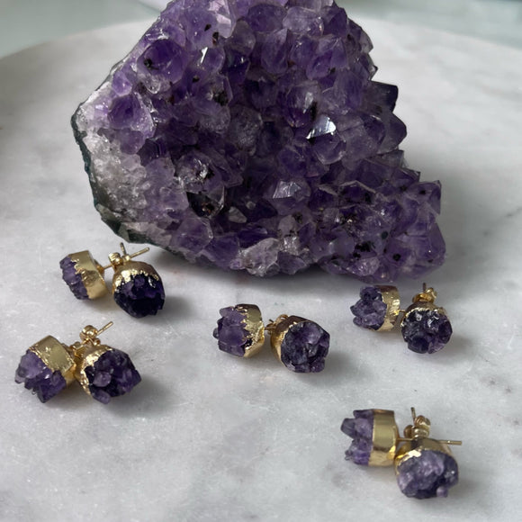 AMETHYST STUD