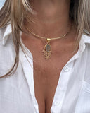 FATIMA BRASS CHOKER