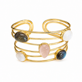 MULTISTONE BRACELET CUFF