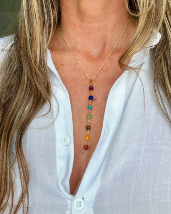 7 CHAKRAS BEADS CHAIN