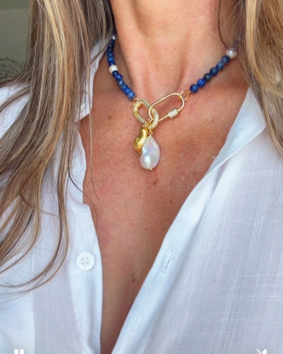 SODALITE GLOW CHOKER