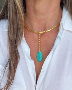 AMAZONITE CHOKER