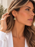 RAW IRREGULAR STONE EARRINGS