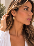RAW IRREGULAR STONE EARRINGS