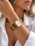 TIGER EYE STATEMENT CUFF