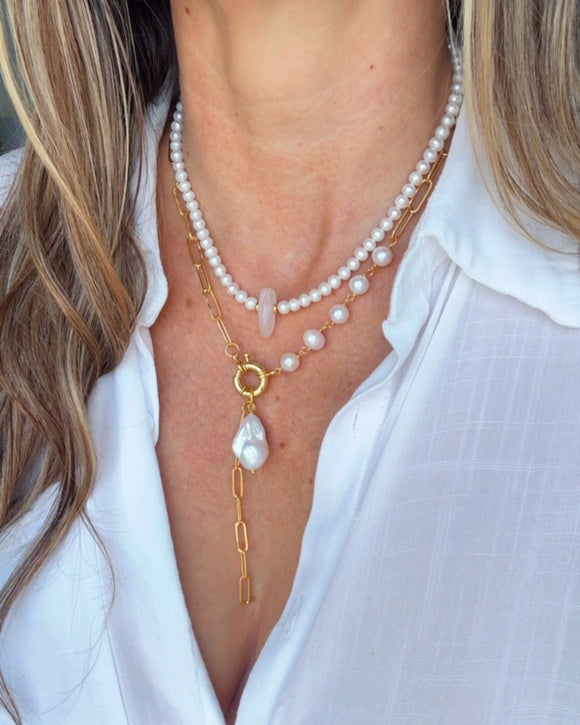 OCEAN ROSE CHOKER