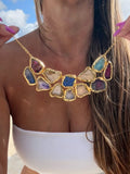 RAW AGATE STATEMENT CHOKER