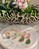 SERENITY SET (Rose & Amazonite quartz)