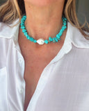 BIG TURQUOISE CHOKER