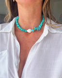 BIG TURQUOISE CHOKER