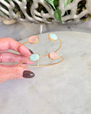 SERENITY SET (Rose & Amazonite quartz)