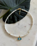 PEARL HALO NECKLACES