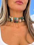 MULTI GEMSTONE CHOKER