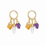 THREE POINT MINI HOOP EARRINGS
