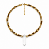 AURA POINT CHOKER & LONG STATEMENT CHAIN