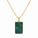 SEA JASPE PENDANT NECKLACE