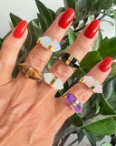 TINI DOUBLE POINT RING