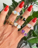 TINI DOUBLE POINT RING