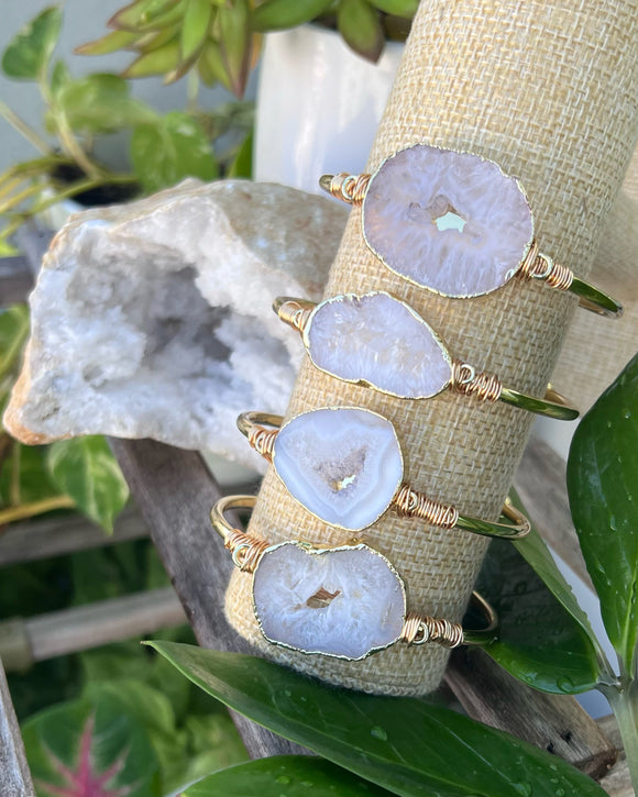 WHITE GEODE CUFF