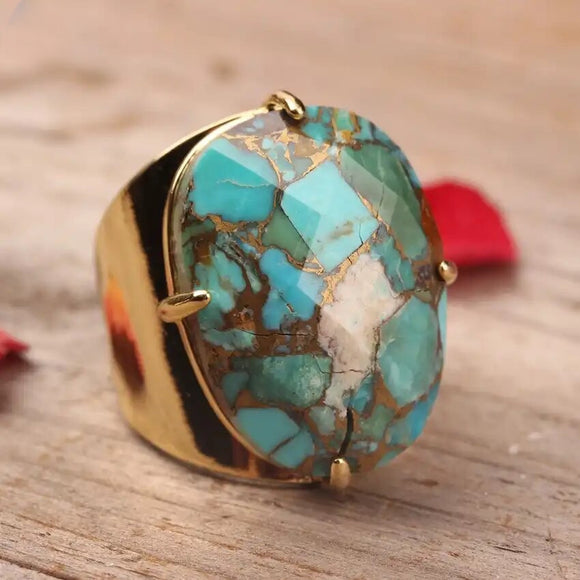 TURQUOISE STONE RING