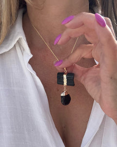 TOURMALINE & ONIX CHAIN