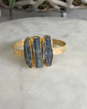 RAW KYANITE CRYSTAL CUFF