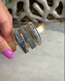 RAW KYANITE CRYSTAL CUFF