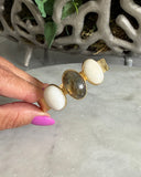 LABRADORITE & MOONSTONE CUFF