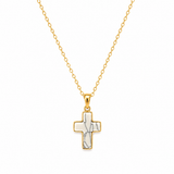 BRASS CROSS CHAIN
