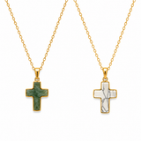 BRASS CROSS CHAIN