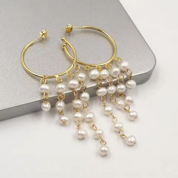 PEARL CASCADE HOOP