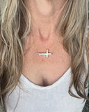 PEARL CROSS NECKLACES