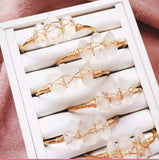 TRIO CRYSTAL CUFF