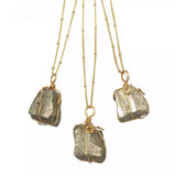 PYRITE NECKLACES