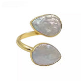DROP PEARL RING